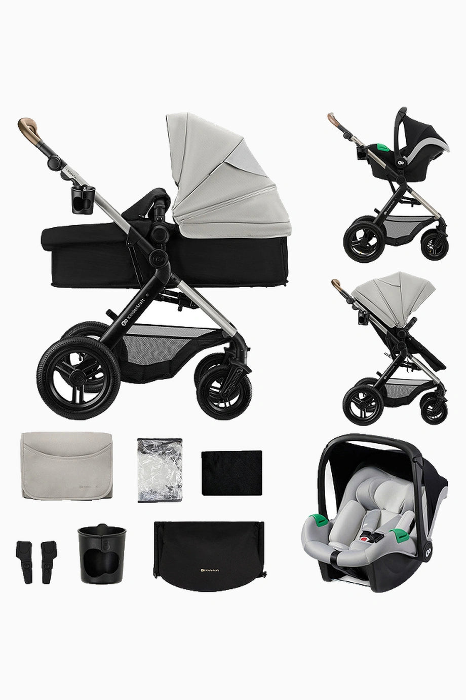 MOOV 2 XL 3in1 Bebek Arabası MINK PRO Set