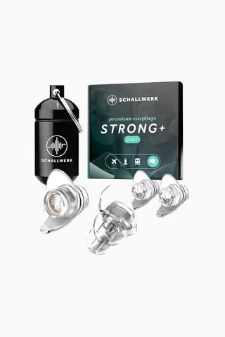 Strong+ Günlük Gürültü Önleyici Şeffaf Kulak Tıkacı