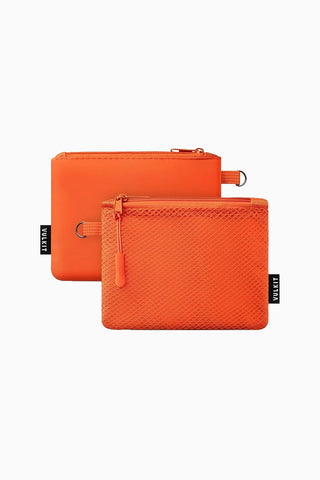 Çift Fermuarlı 2'li Mini Seyahat Çantası Unisex Cüzdan