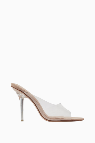 Barely There 100 Şeffaf PVC Terlik, Minimalist ve Lüks Vegan Tasarım