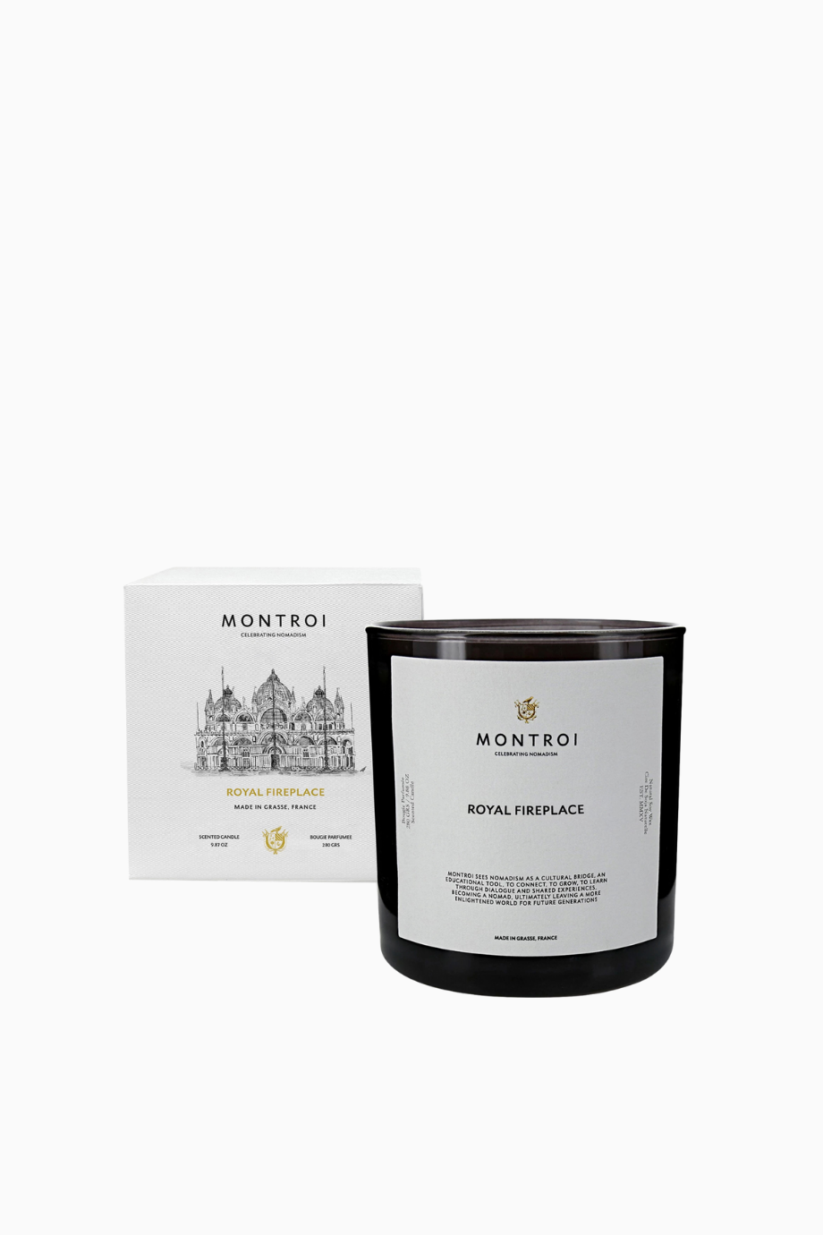 Royal Fireplace Candle 280g Doğal Soya Mumu