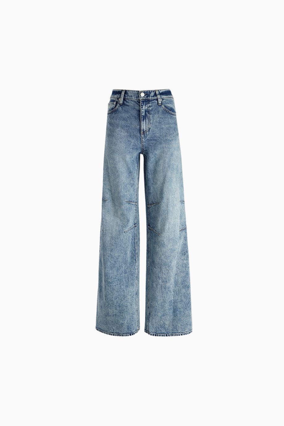 Geniş Paça Denim Pantolon