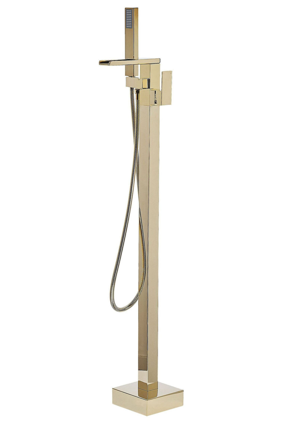 BOYOMA Serbest Duran Küvet Musluğu, Şelale Ağızlı, 118 cm