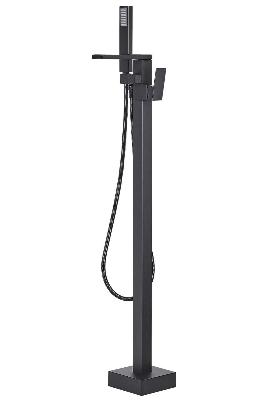 BOYOMA Serbest Duran Küvet Musluğu, Şelale Ağızlı, 118 cm