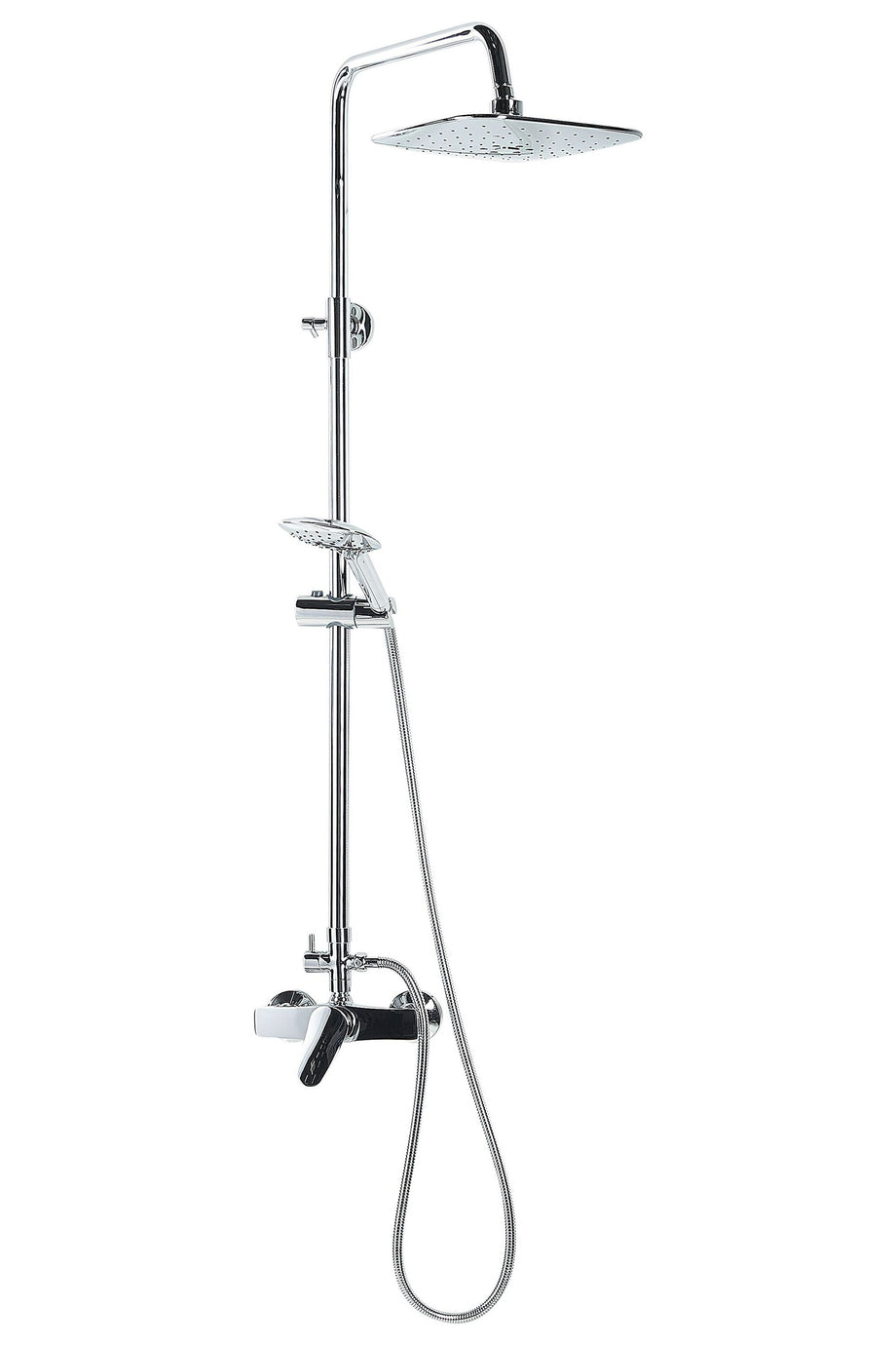 HOWICK Gümüş Yağmur Duşlu Mikser Duş Seti,Fonksiyonel Tasarım, Modern Şıklık