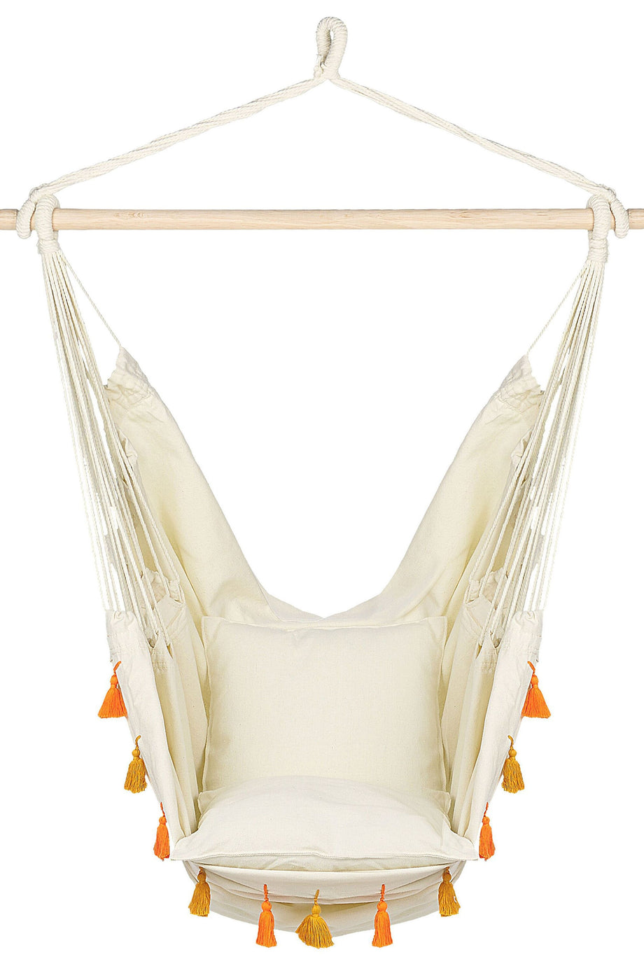 VARENA Askılı Pamuk Sandalye, Bohem Detaylı Konforlu Tasarım