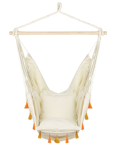 VARENA Askılı Pamuk Sandalye, Bohem Detaylı Konforlu Tasarım