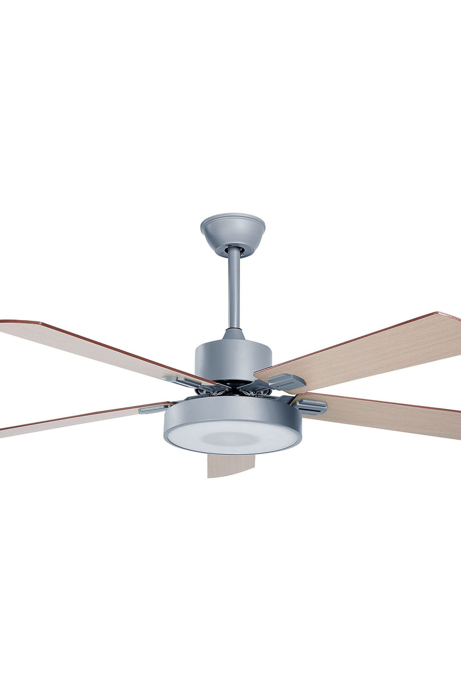 Ahşap Kanatlı LED Işıklı Tavan Vantilatörü,Uzaktan Kumandalı, Zamanlayıcılı