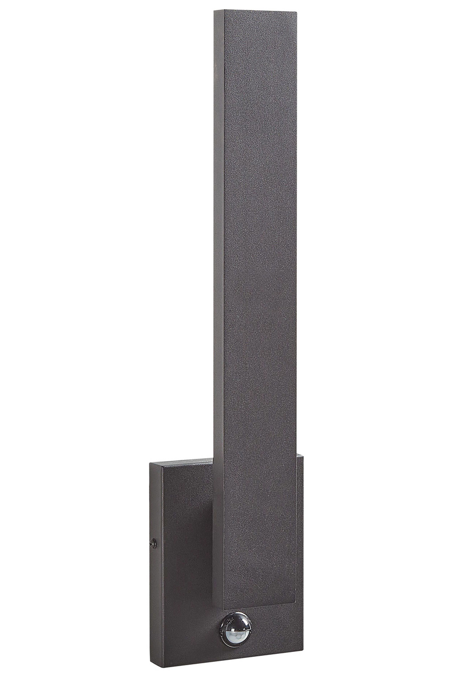 Siyah LED Dış Mekan Duvar Apliği, Hareket Sensörlü, Modern ve IP44 Korumalı