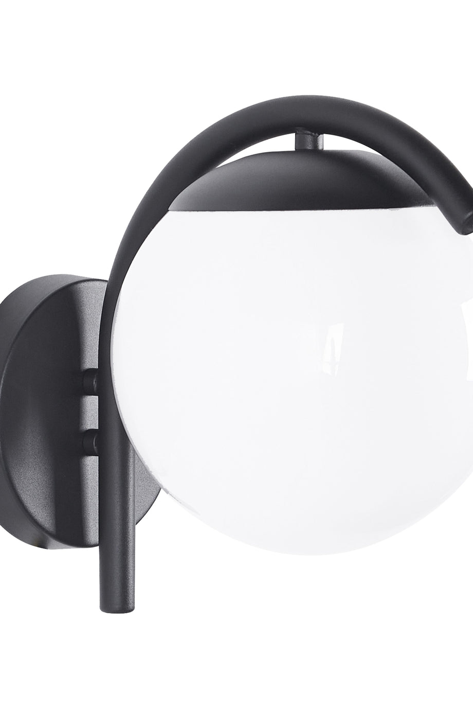 Siyah Modern Dış Mekan Duvar Apliği, IP44 Korumalı, Bahçe ve Teraslara Uygun