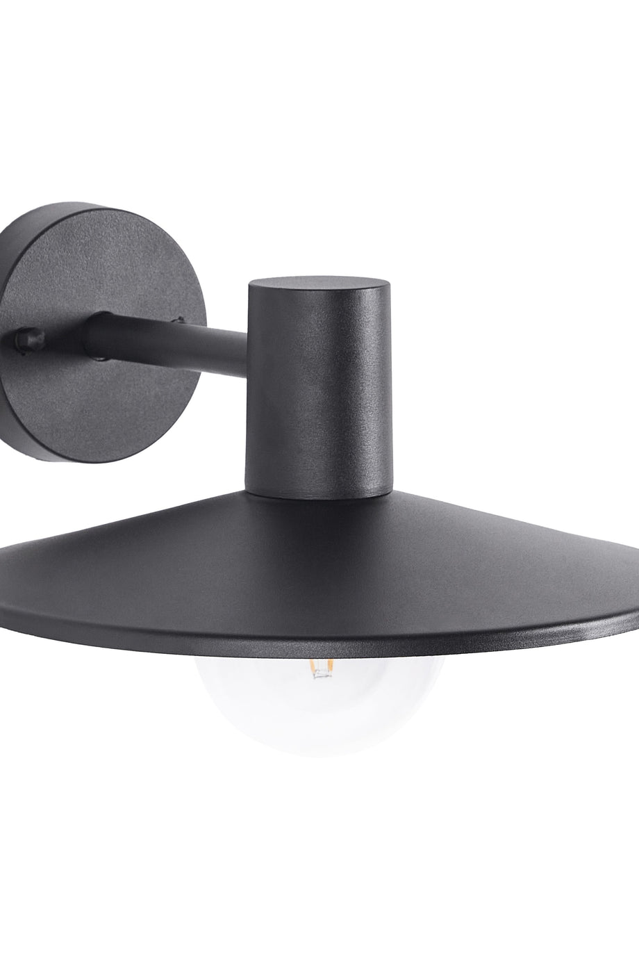 BARALIA Siyah Dış Mekan Duvar Lambası, Dayanıklı Alüminyum, IP44 Su Geçirmez