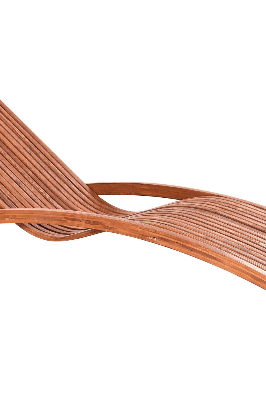 TANARO Larch Ahşap Kahverengi Şezlong – UV Dayanıklı, Modern Tasarım