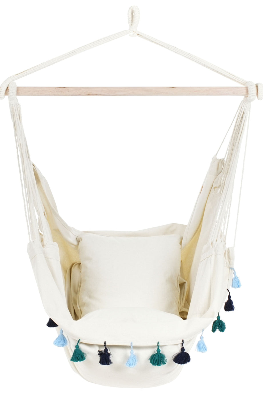 VARENA Askılı Pamuk Sandalye, Bohem Detaylı Konforlu Tasarım