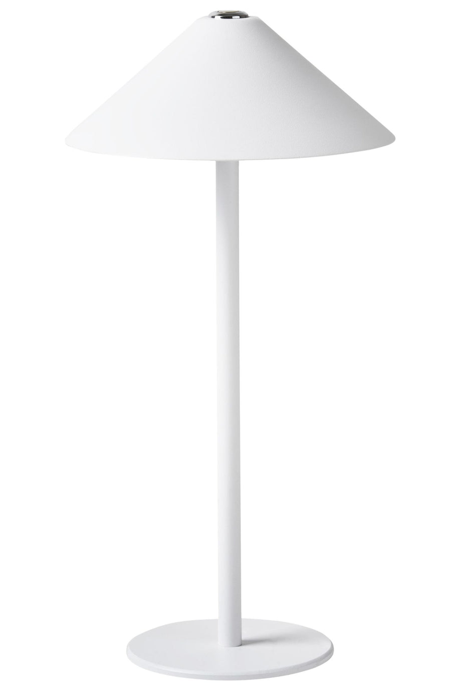 Beyaz Kablosuz LED Masa Lambası, Dimmerli, USB Şarjlı ve Modern Tasarım