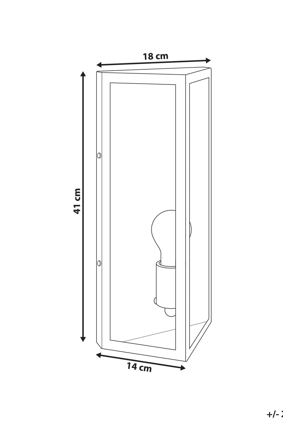 PACTOLUS Siyah Dış Mekan Duvar Lambası, Retro Stil, IP44 Su Geçirmez, E27 Duylu