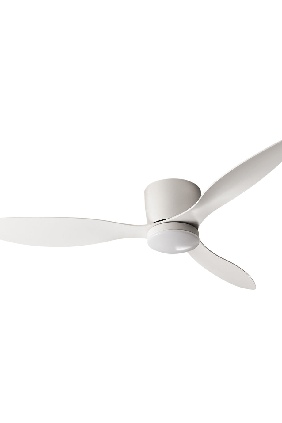 Beyaz LED Işıklı Tavan Vantilatörü,İskandinav Tasarım,Uzaktan Kumandalı ve Zamanlayıcılı