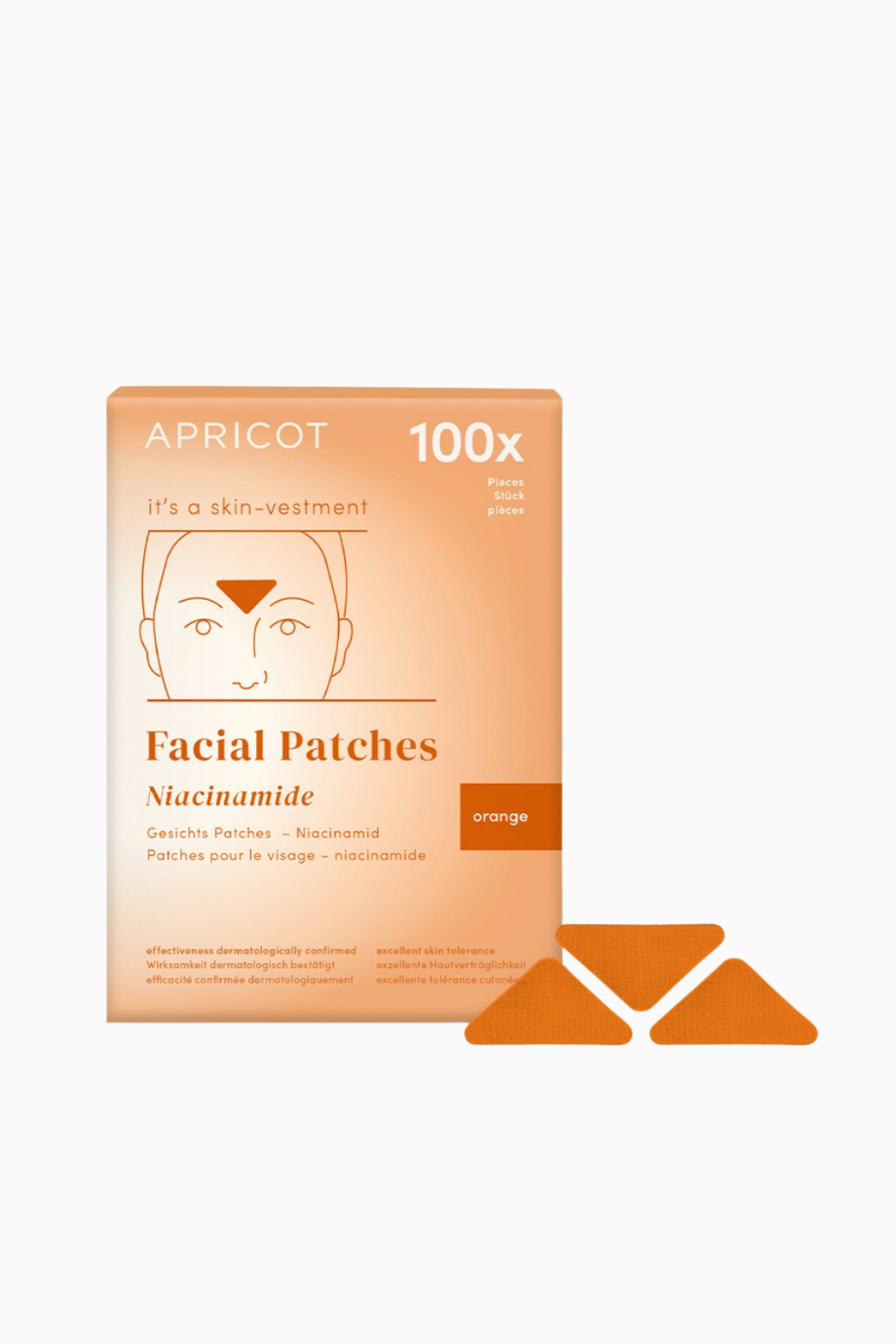 Niacinamid İçerikli Yüz Patches, 100 Adet Tek Kullanımlık, Alman Üretimi Anti-Aging Maske