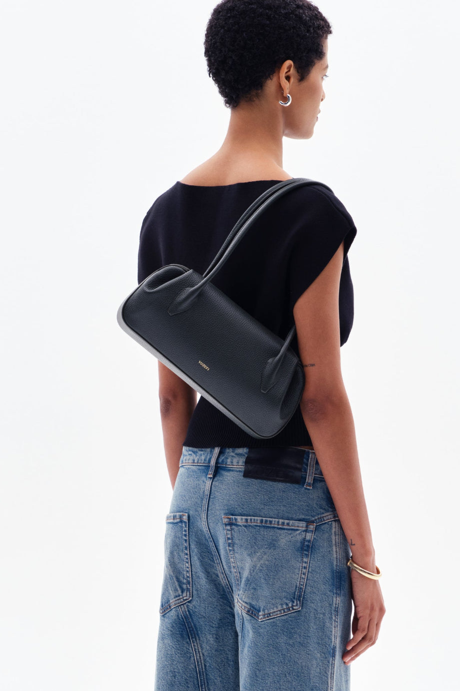 Oyster Shoulder Pebble %100 Deri Lüks El İşçiliği İtalyan Tasarımı Omuz Çantası