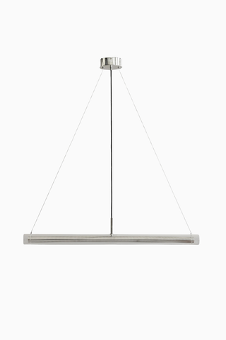 Frame Pendant Lamp Chrome LED, Dekoratif Tasarım Sarkıt Aydınlatma