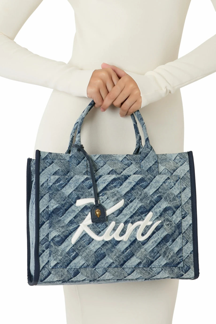 Denim Kurt Tote Kadın Omuz Çantası