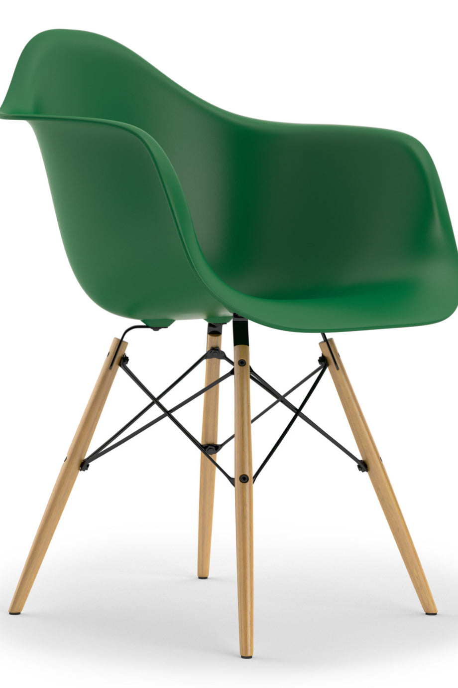 Eames Plastik Koltuk RE DAW, Vitra, Charles & Ray Eames, Geri Dönüştürülmüş Malzeme