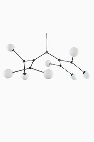 Drop Chandelier Bulb Grey 5m Ayarlanabilir Dekoratif Tasarım Avize