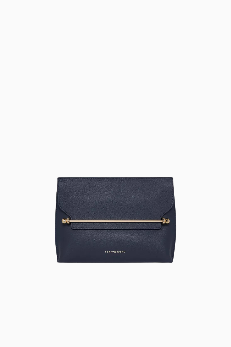 Stylist Crossbody Clutch Lacivert Dana Deri Lüks Çanta, Günlük ve Gece Kullanımı