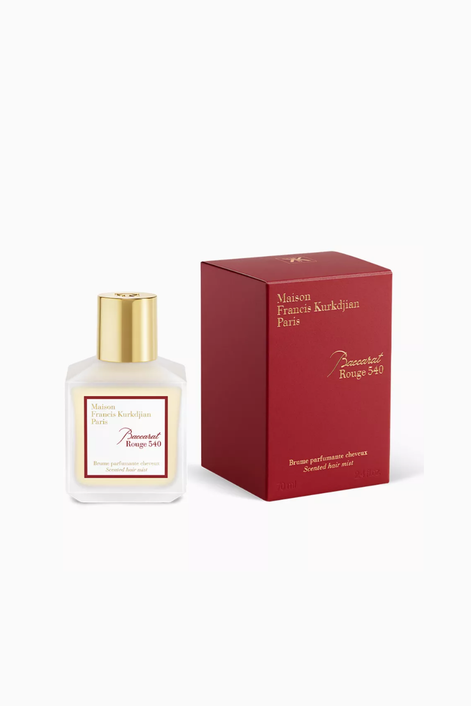 Baccarat Rouge 540 Saç Spreyi 70 ml, Hafif & Kalıcı Koku