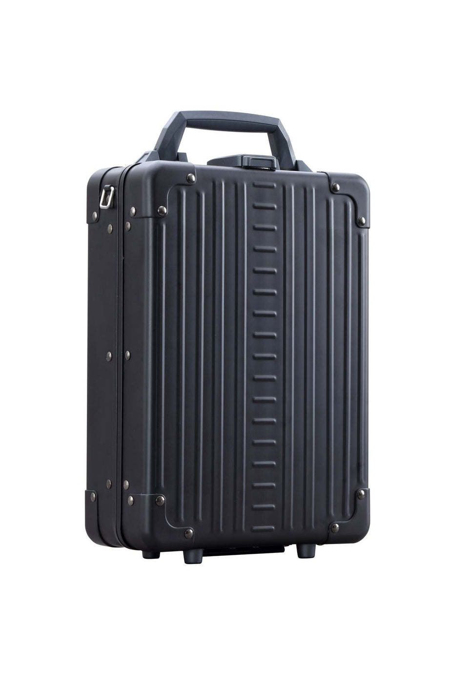 Alüminyum Dikey Evrak Çantası 25 cm, Laptop Bölmeli, TSA Kilitli, Hafif ve Şık Tasarım