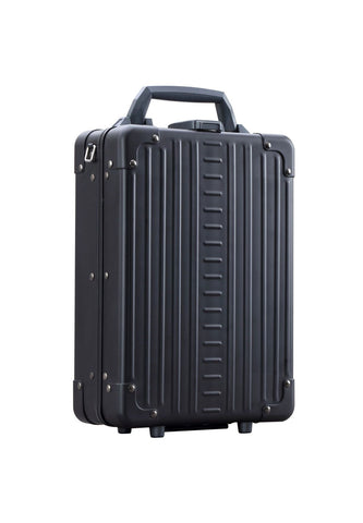 Alüminyum Dikey Evrak Çantası 25 cm, Laptop Bölmeli, TSA Kilitli, Hafif ve Şık Tasarım