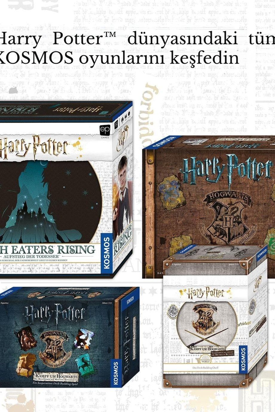 Harry Potter: Ölüm Yiyenler Yükseliyor Kooperatif Zar Oyunu, 11 Yaş ve Üzeri