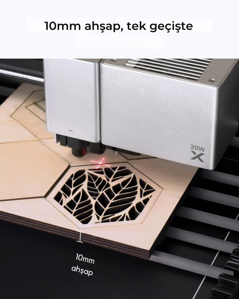 M1 Ultra Craft Makinesi İçin Güçlü Lazer Kesim ve Gravür Modülü