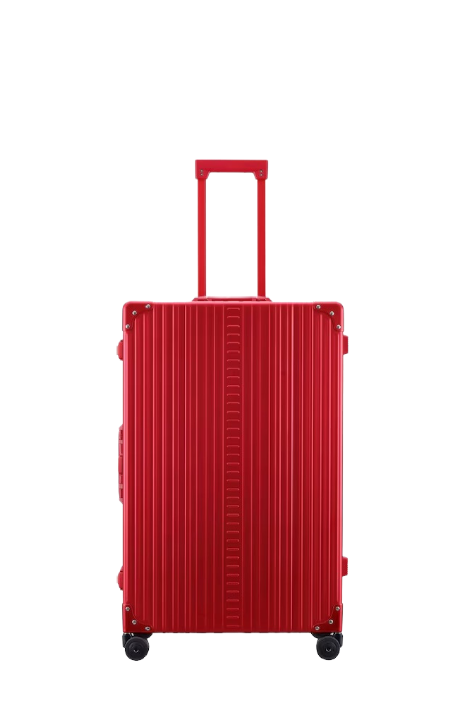 4 Tekerlekli Lüks Alüminyum Valiz,77 cm Yakut Bavul