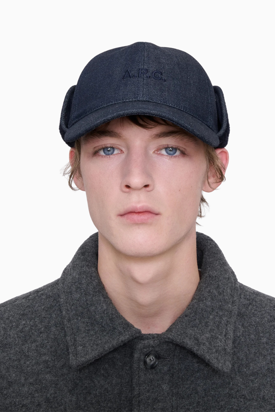 Tommie Baseball Cap Yün ve Denim Unisex Şapka