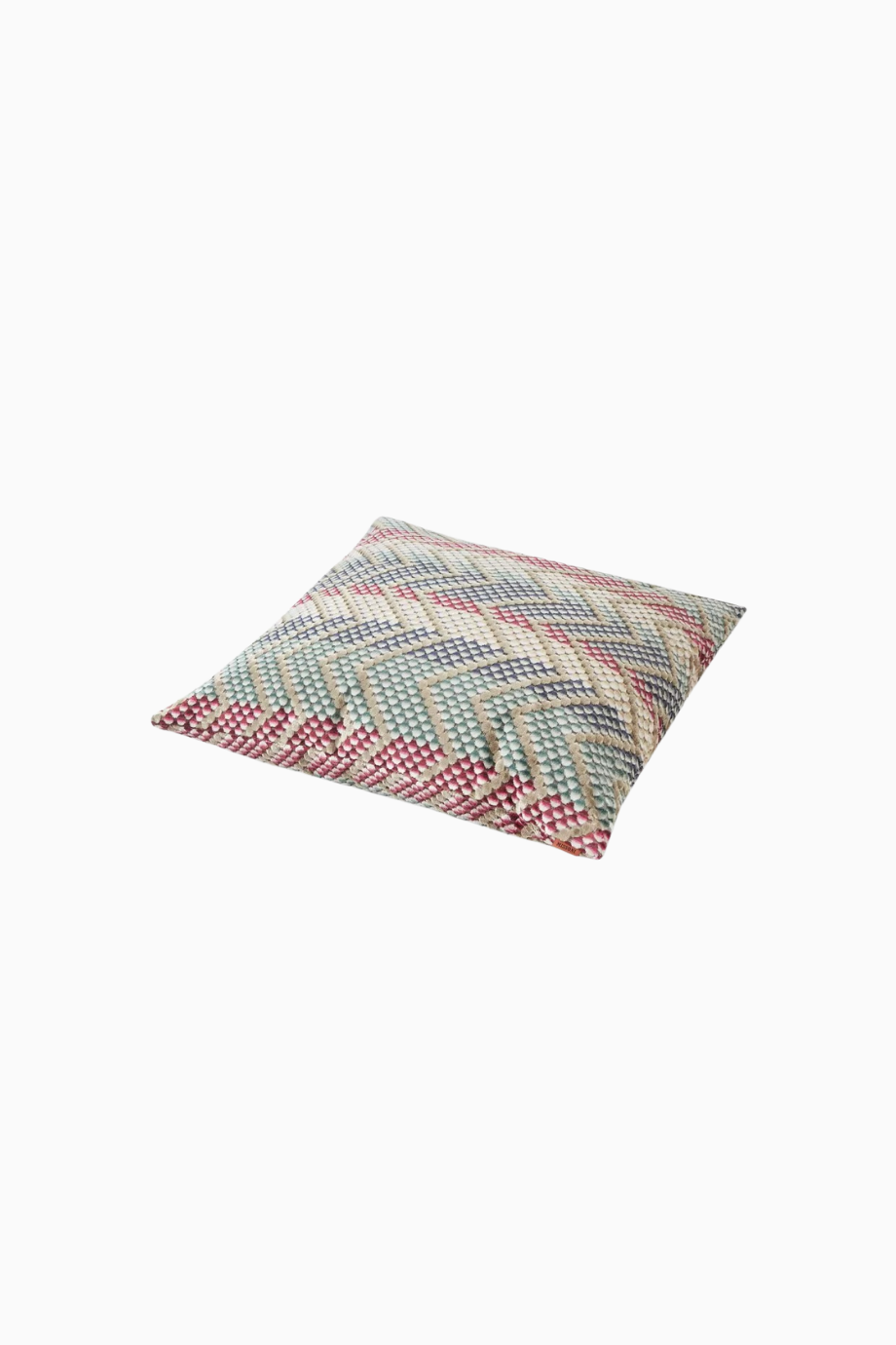 Squame Viscose-Blend Multi Renk Zigzag Yastık