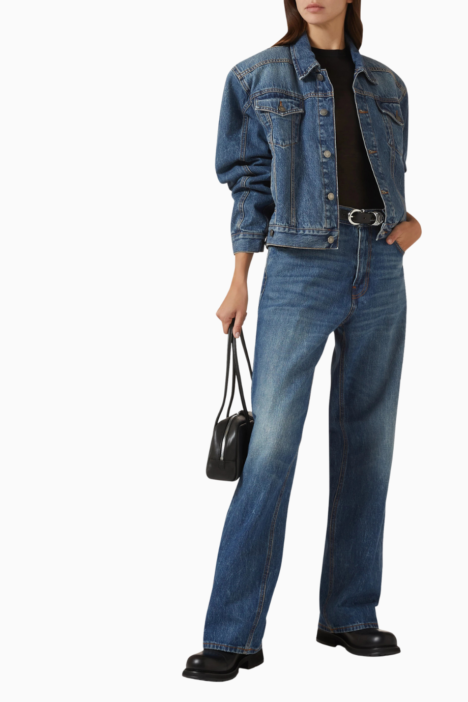 Renee Boxy Denim Ceket, Oversize Modern Kadın Jean Ceket