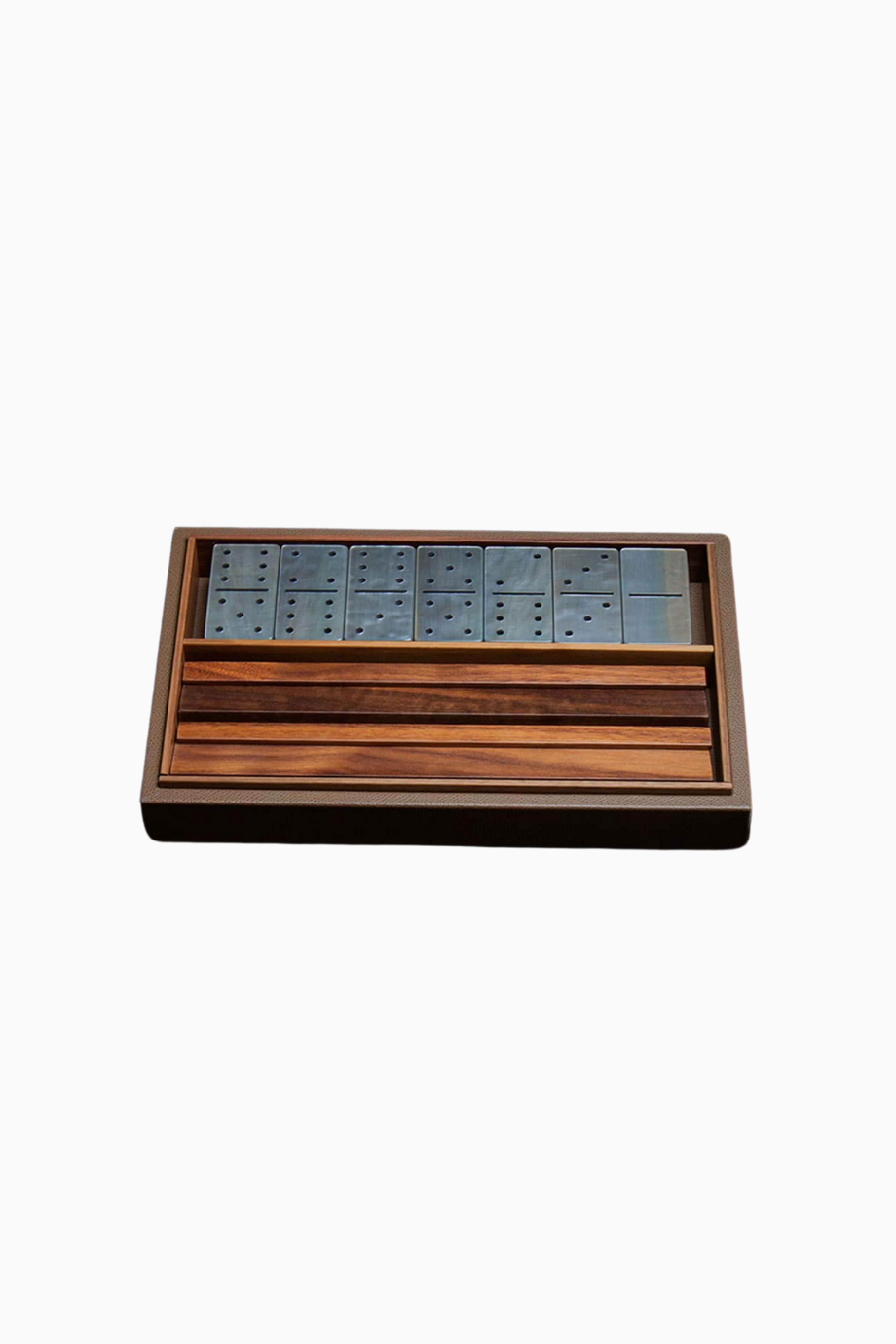 Dominoes Game Set HS808 İtalyan El Yapımı Domino Seti