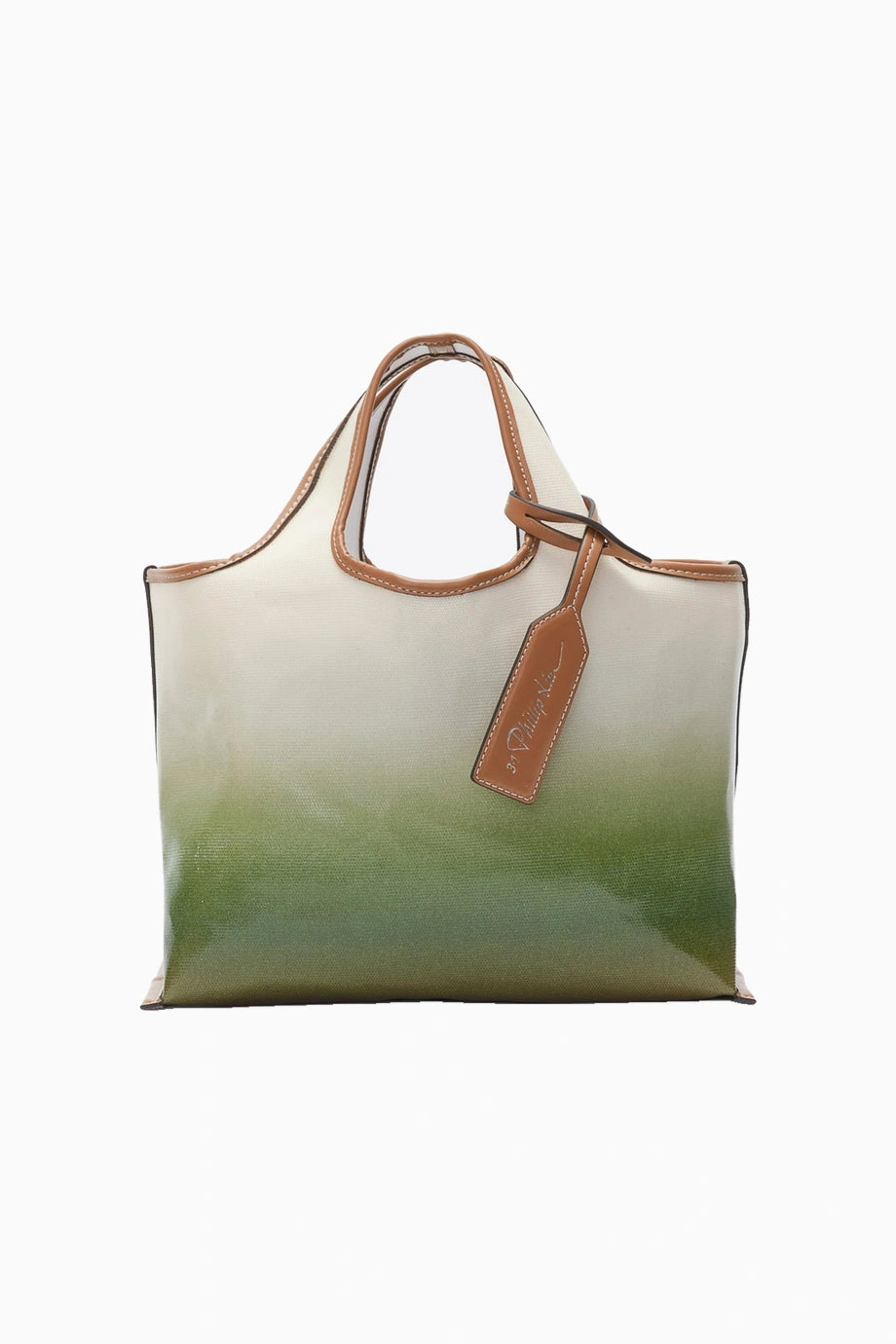 Ombre Coated Canvas Kadın Mini Market Tote Çanta