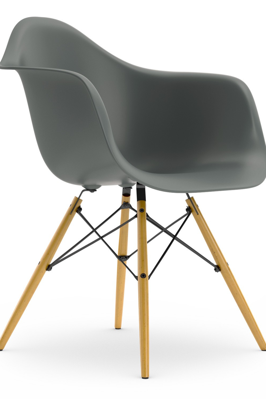 Eames Plastik Koltuk RE DAW, Vitra, Charles & Ray Eames, Geri Dönüştürülmüş Malzeme